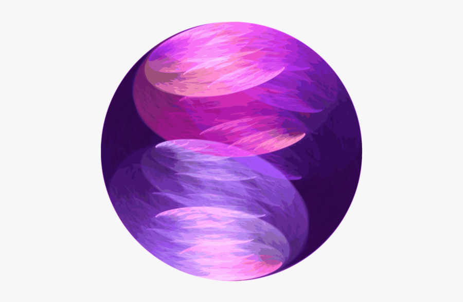 Purple,sphere,magenta - Marble Clipart Transparent, Transparent Clipart