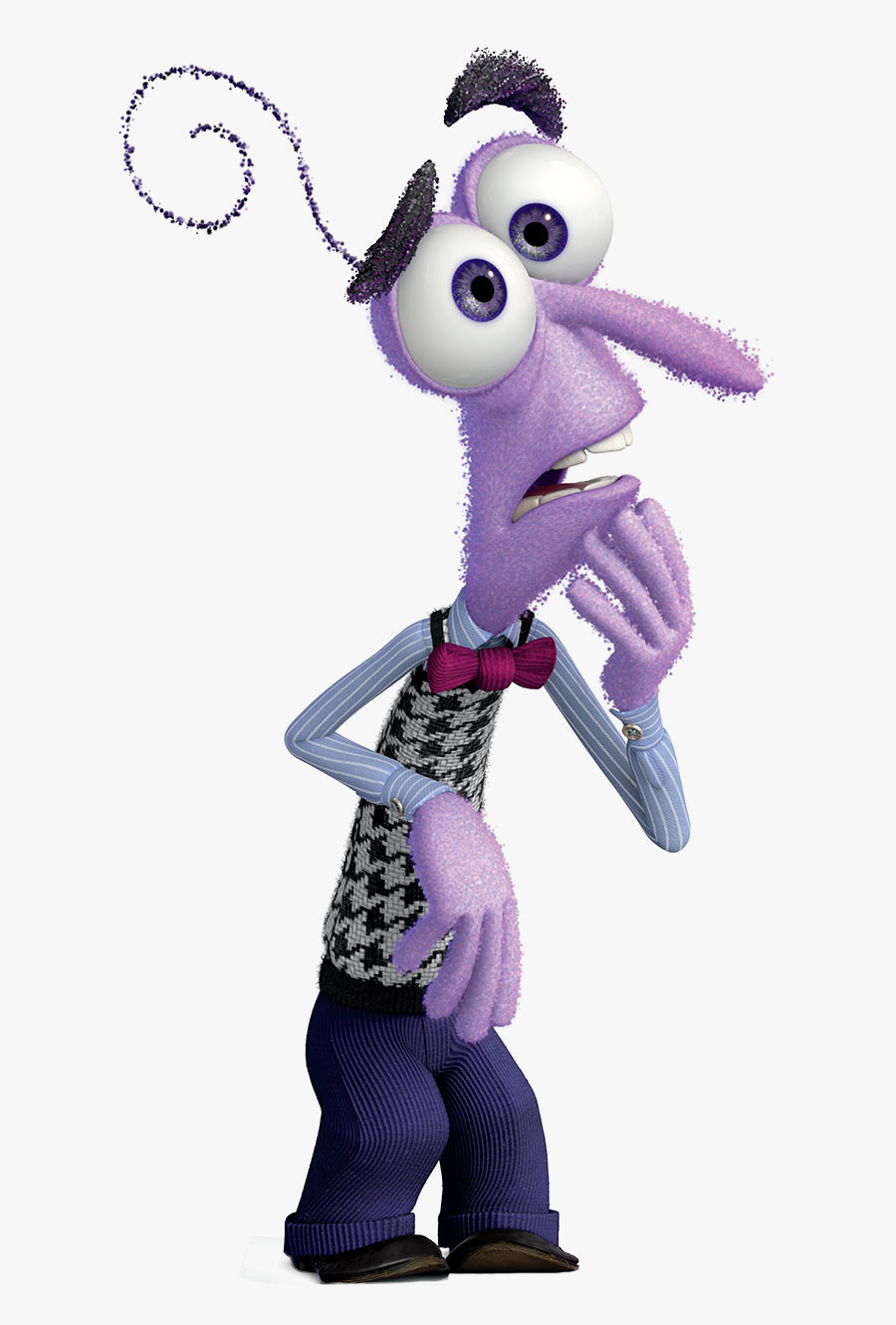 Fear Inside Out Chara - Inside Out Character Png, Transparent Clipart