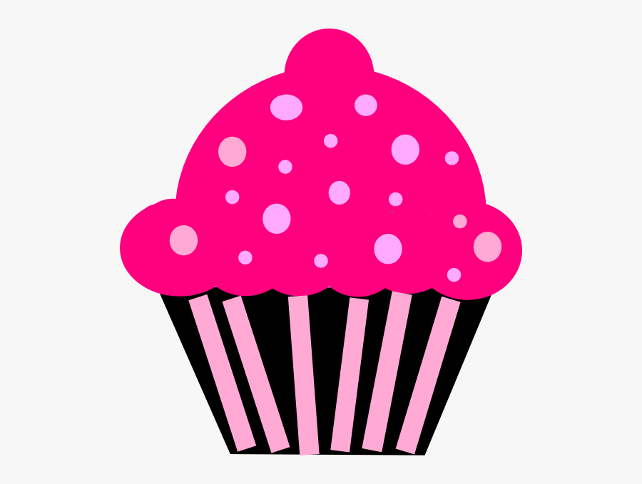 Graphic Transparent Library Muffins Clipart Swirl - Pink Cup Cake Clip Art, Transparent Clipart