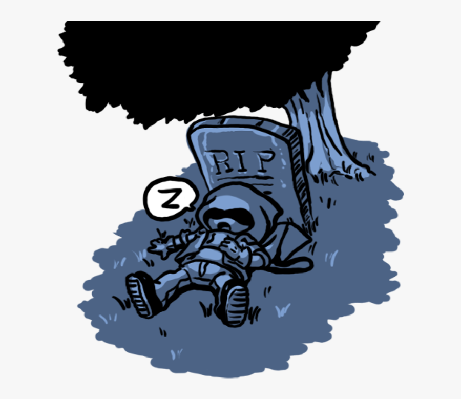 The Premise Of This Graveyard Simulator Can Be Described - Sleeping In Graveyard, Transparent Clipart