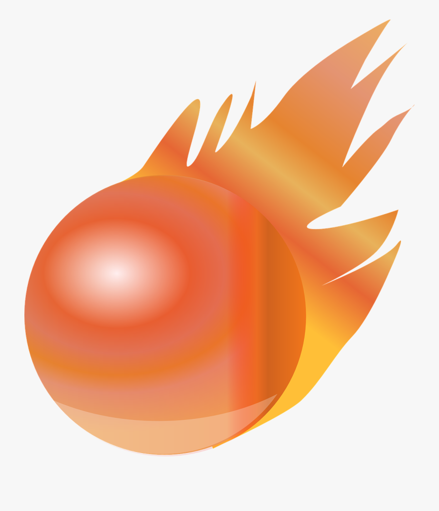 Fire Ball Svg Clip Arts - Transparent Background Fireball Gif, Transparent Clipart