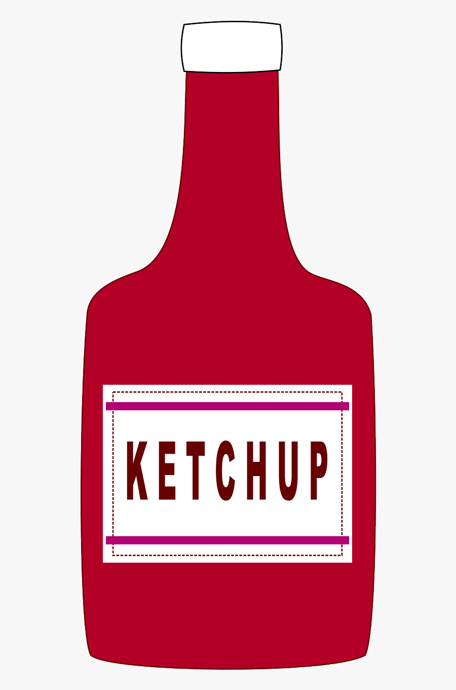 Ketchup Clipart, Transparent Clipart
