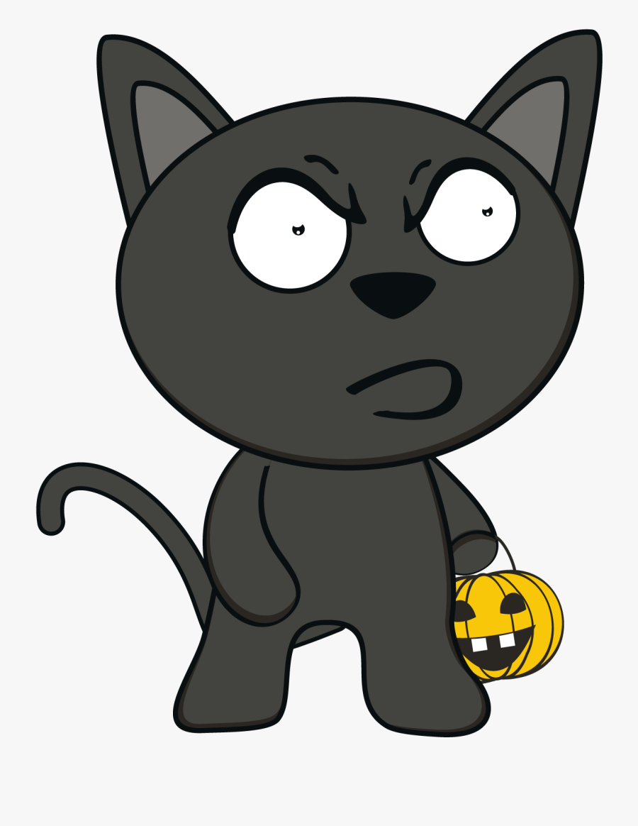 Angry Cat Cartoon Png, Transparent Clipart