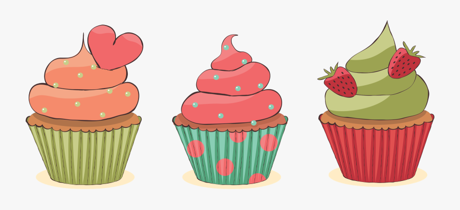 Muffins Clipart Half Eaten Cupcake - Bolinho De Pote Desenho, Transparent Clipart