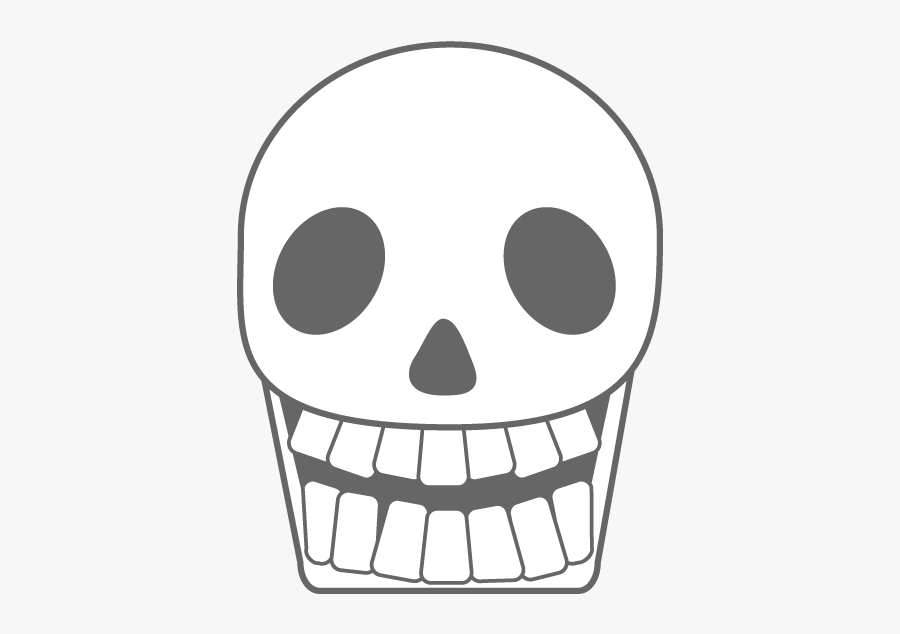 Skull, Transparent Clipart