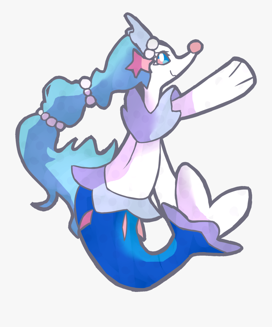 I Drew A Cute Primarina Wanted To Share It Here [oc] - Cartoon, Transparent Clipart