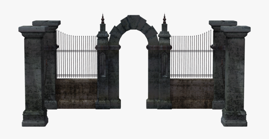 Cemetery Gates Png, Transparent Clipart