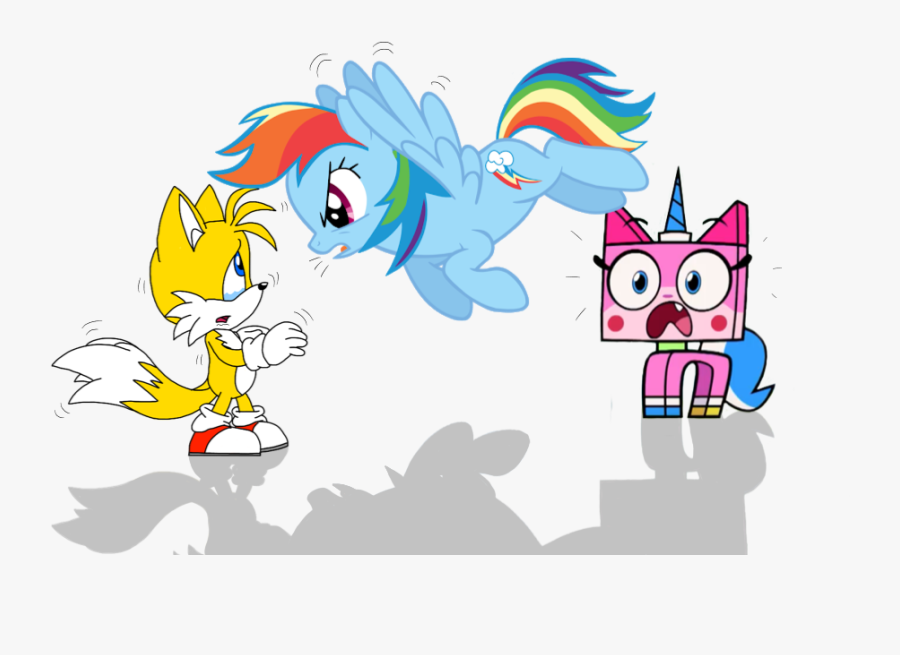 #unikitty Had Just Walked In On #rainbowdash Yelling - Cartoon, Transparent Clipart