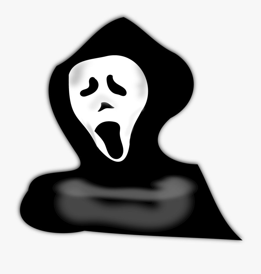 Ghost Under Hood Big - Scary Cartoon Pictures Of Ghosts, Transparent Clipart