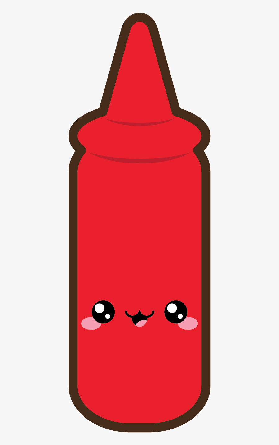 Transparent Cute Ketchup Clipart, Transparent Clipart