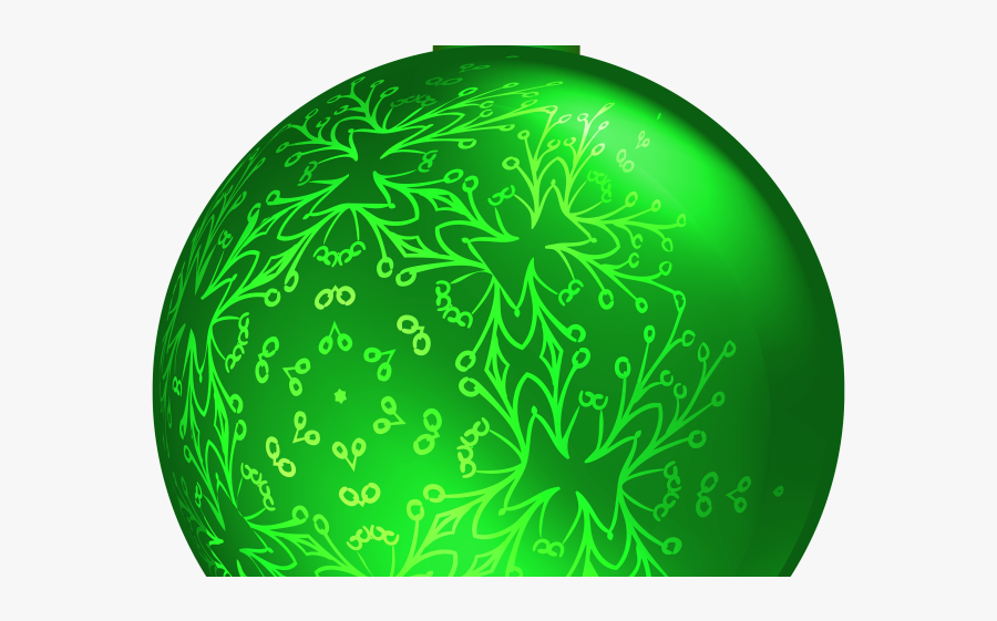 Esferas Navideñas Verdes Png, Transparent Clipart