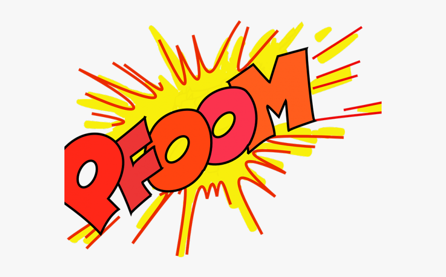 Comic Book Onomatopoeia, Transparent Clipart