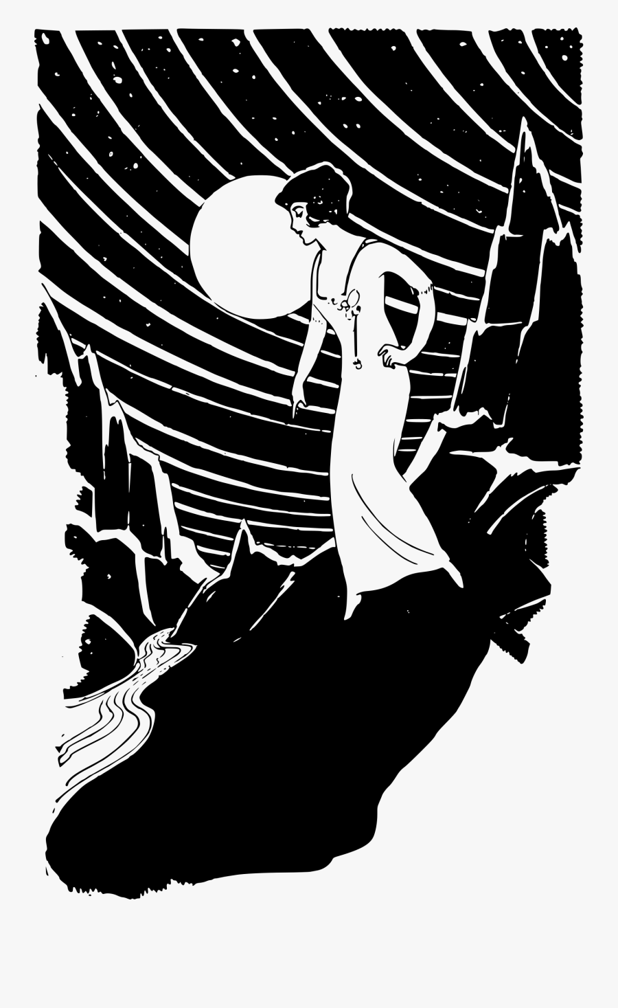 Fear Valley - Illustration, Transparent Clipart