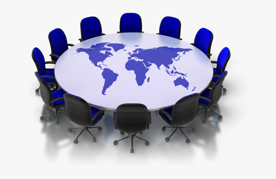 Collaboration Clipart Conference - High Resolution World Map Vector, Transparent Clipart