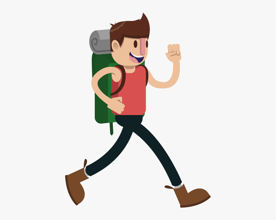 Collection Of Free Disordered Clipart Fear - Backpacking Cartoon, Transparent Clipart