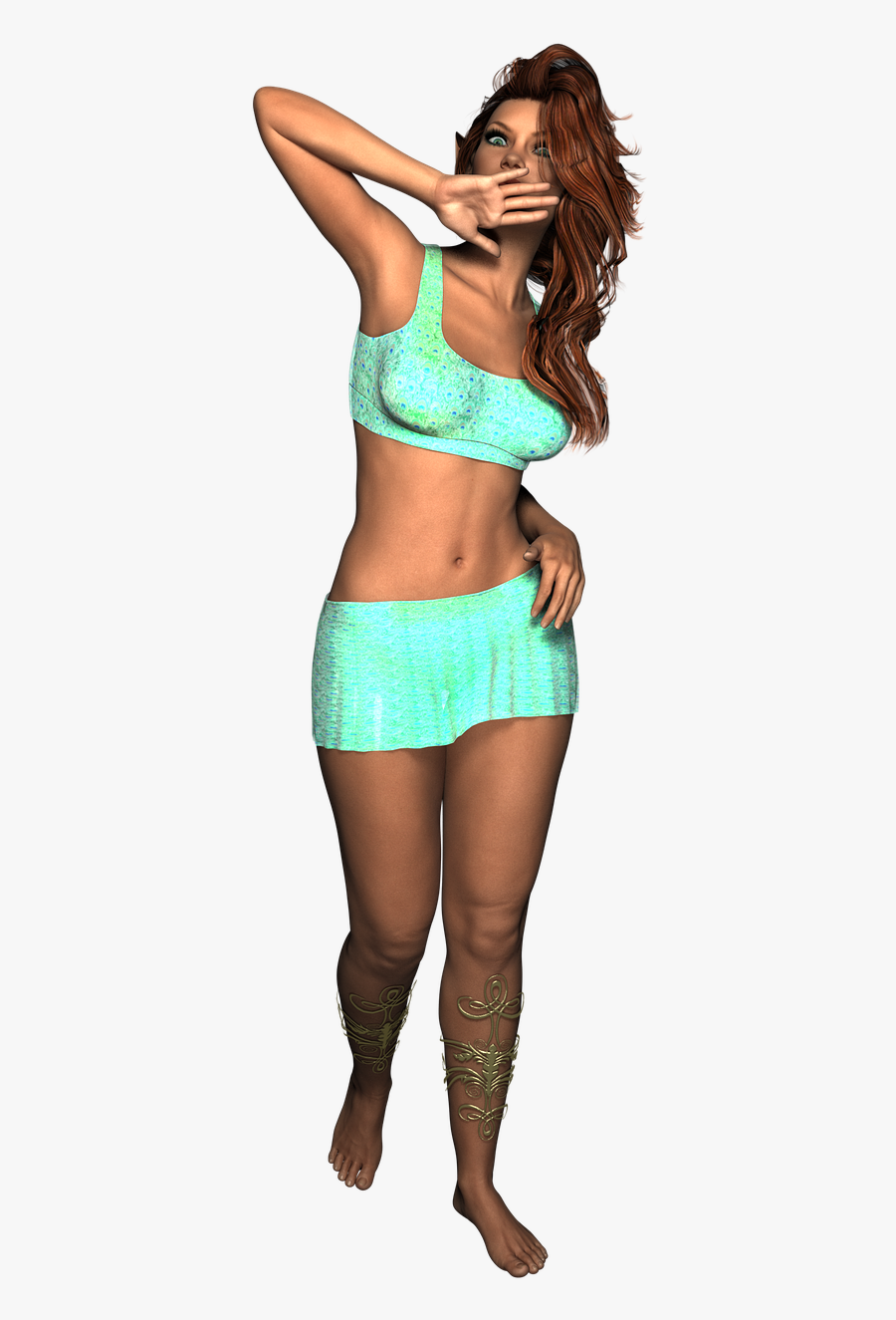 Horror Girl Png, Transparent Clipart