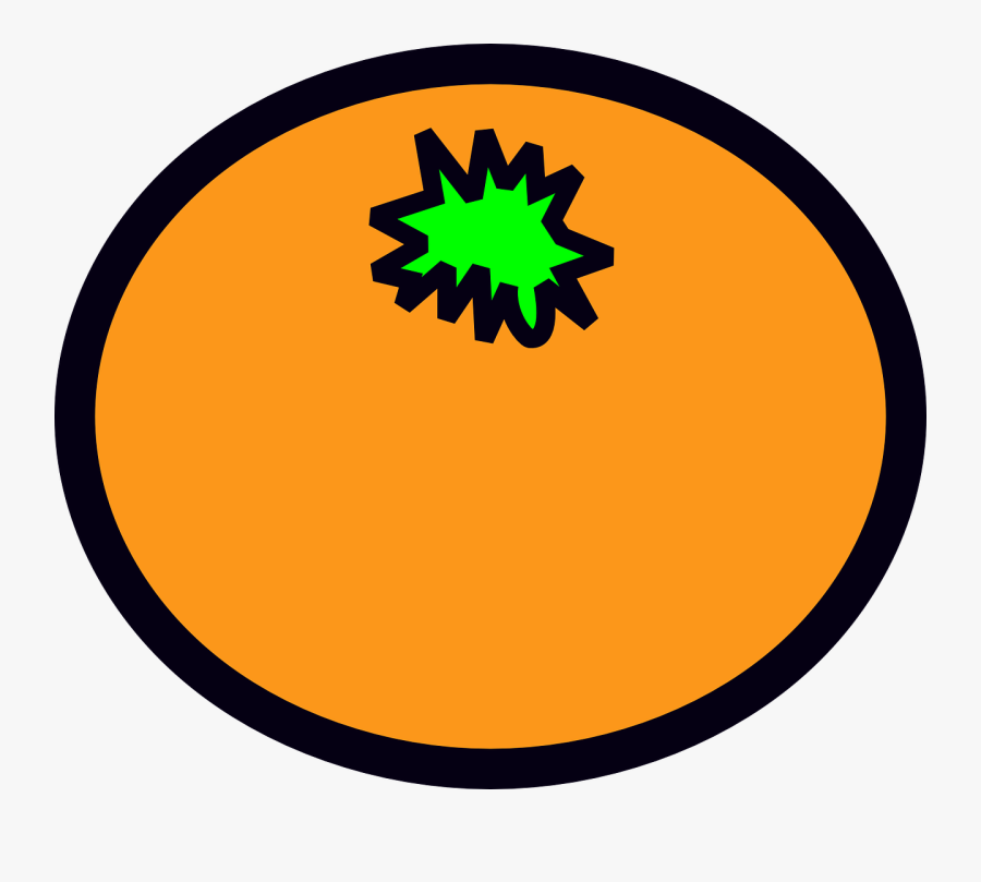 Easy Drawing Of A Orange, Transparent Clipart