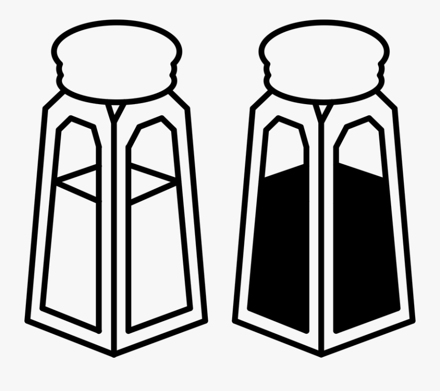 Salt Clipart Sal - Silhouette Pepper And Salt, Transparent Clipart