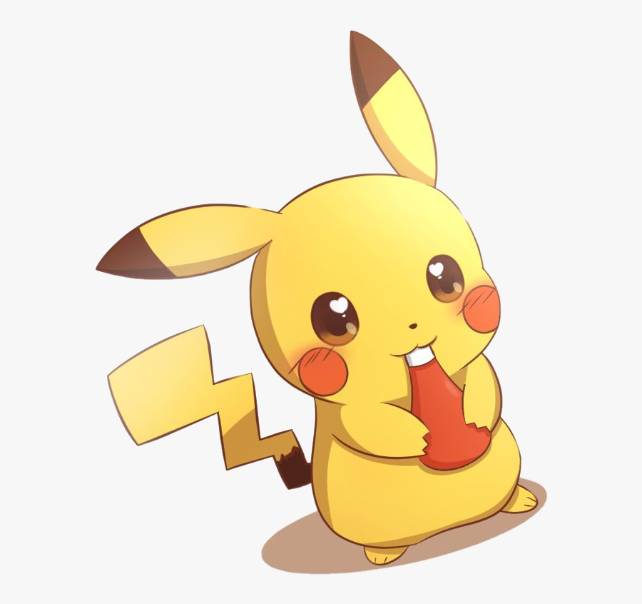 #pokemon #ketchup #pikachu #freetoedit - Pikachu Ketchup, Transparent Clipart