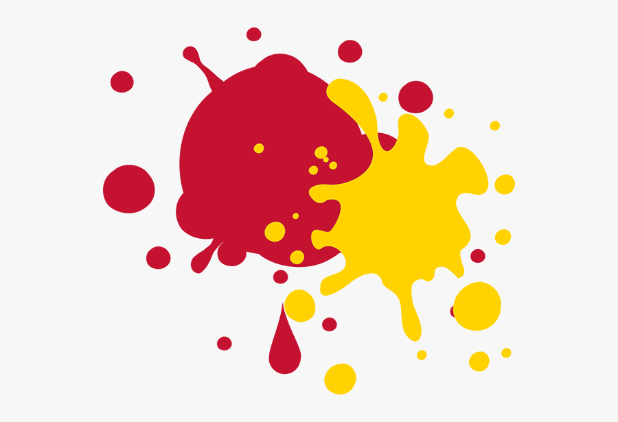 Splat Transparent Yellow - Ketchup And Mustard Transparent, Transparent Clipart