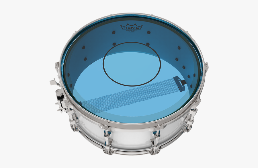 Powerstroke® 77 Colortone™ Blue Image - Remo Powerstroke 4 Coated Snare, Transparent Clipart