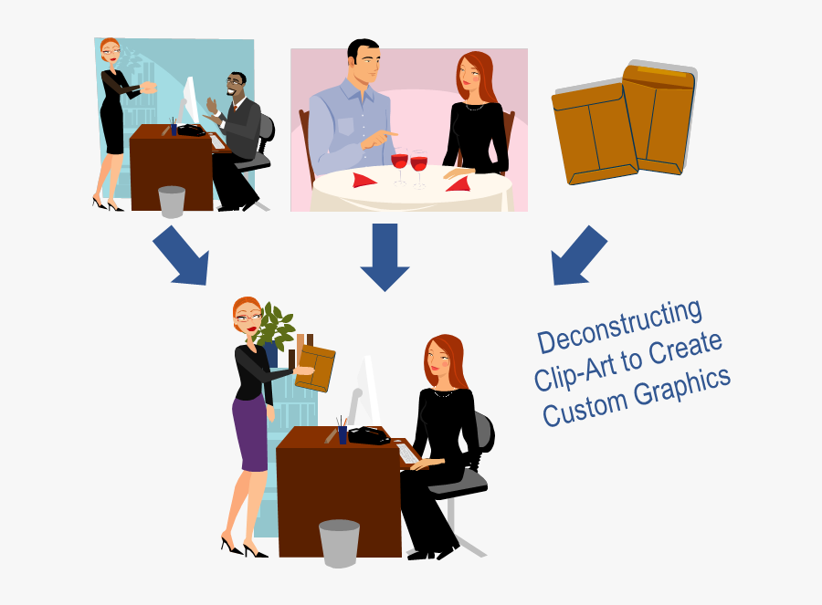 Powerpoint Clipart Collaboration - Table, Transparent Clipart