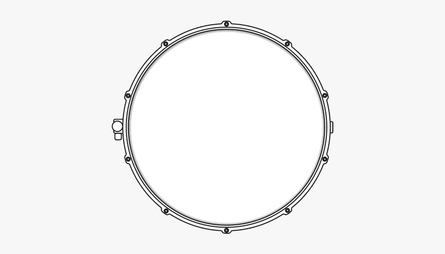 Snare - Drumhead, Transparent Clipart
