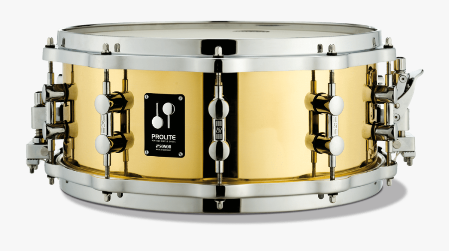 Sonor Brass Snare, Transparent Clipart