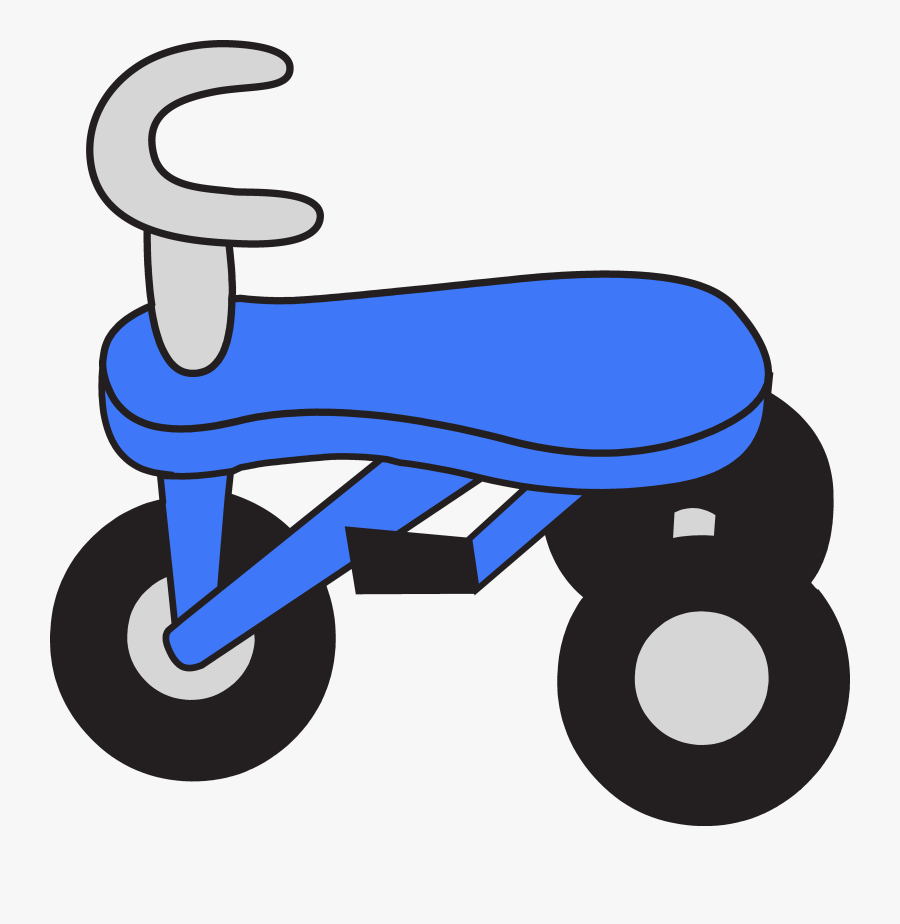 Little Blue Tricycle Clipart - Blue Tricycle Clipart, Transparent Clipart