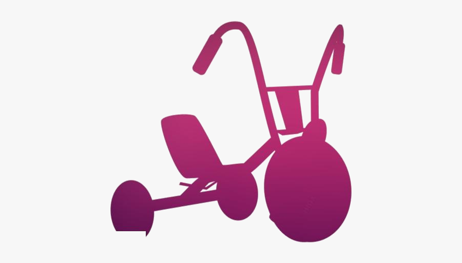 Transparent Tricycle Toy Silhouette, Clip Art - Tricycle, Transparent Clipart