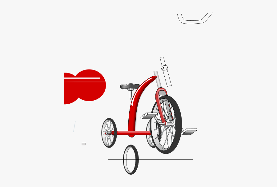 Tricycle - Front Wheel Drive Meme, Transparent Clipart