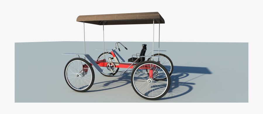 Transparent Motorcycle With Sidecar Clipart - Cycle Rickshaw Race, Transparent Clipart