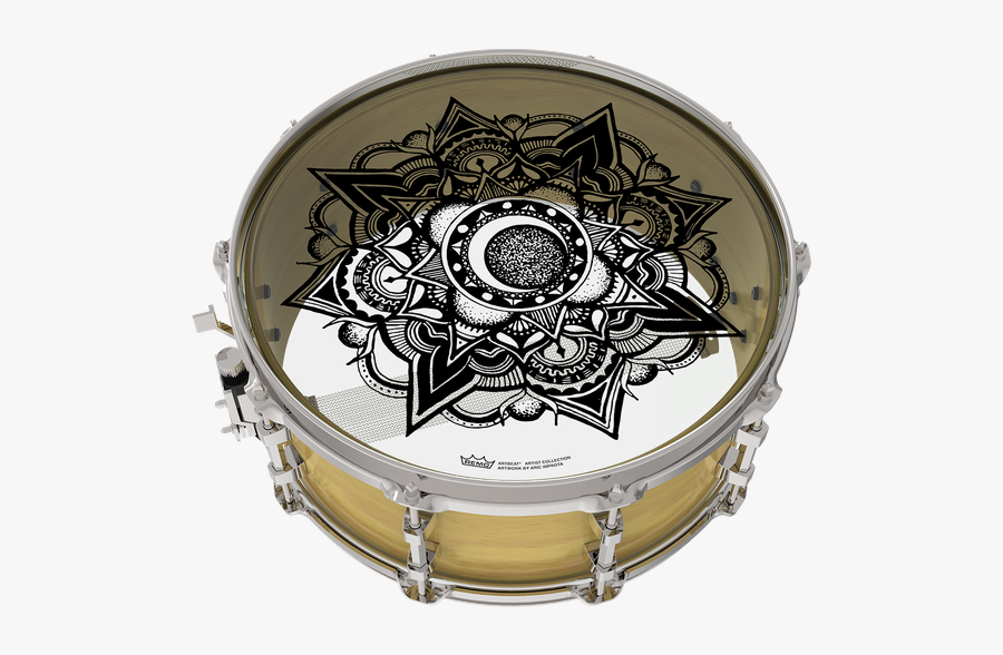 Artbeat® Artist Collection Drumhead - Remo Powerstroke 4 Coated Snare, Transparent Clipart