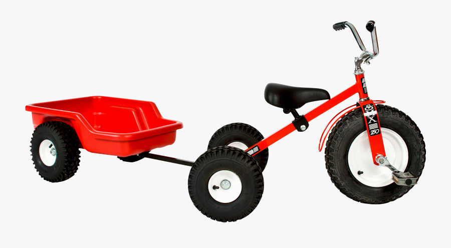 Dirt King Cart-tricycle Photos - Tricycle With Cart, Transparent Clipart