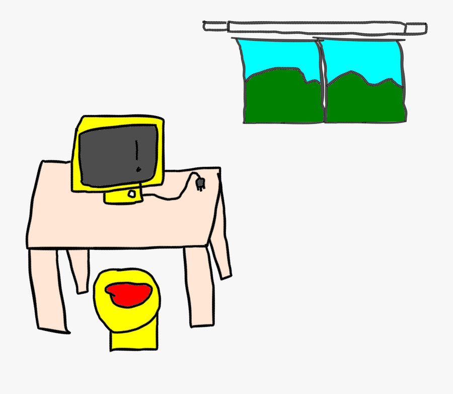 Table Laptop Computer Monitors Desktop Computers - Cartoon, Transparent Clipart