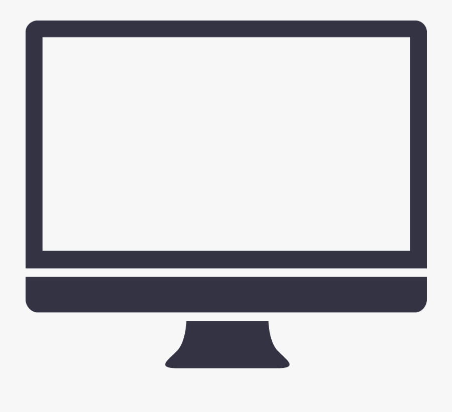 Svg Black And White Display Clipart Computer Screen - Mac Computer Clipart Png, Transparent Clipart