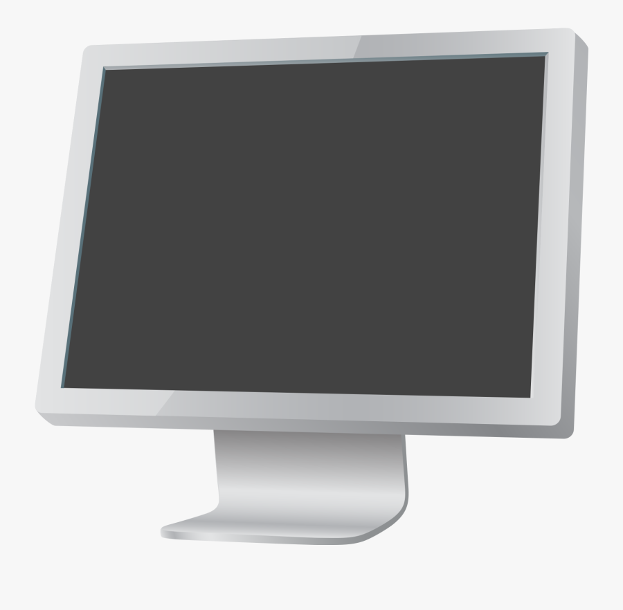 Computer Monitor Clip Art Png - Led-backlit Lcd Display, Transparent Clipart