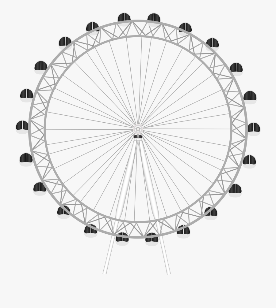 London Eye Png Clip Art, Transparent Clipart