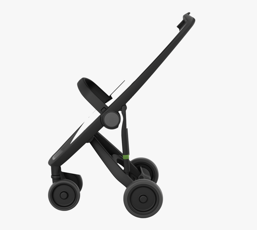 The First Green Stroller On Planet Earth - Greentom Classic Black, Transparent Clipart