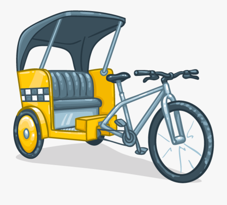 Thumb Image - Cycle Rickshaw Clipart, Transparent Clipart