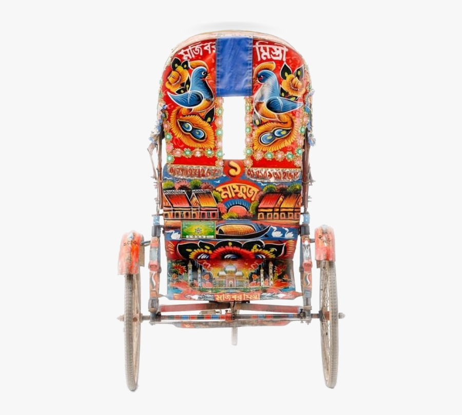Transparent Rickshaw Clipart - Bangladesh Rickshaw Beautiful, Transparent Clipart