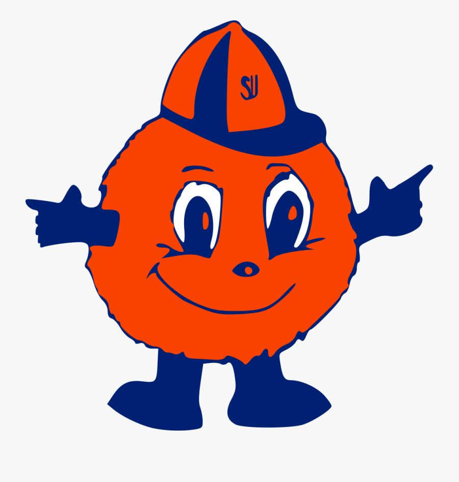 Syracuse Football Clipart - Otto The Orange Logo, Transparent Clipart