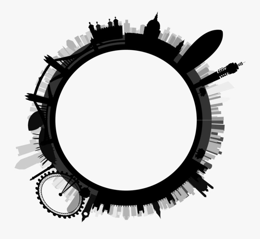 Circle,hardware Accessory,line - London Skyline, Transparent Clipart