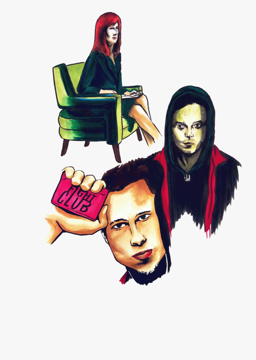 The Art Of The Plot Twist In Fight Club, Homecoming, - Illustration, Transparent Clipart