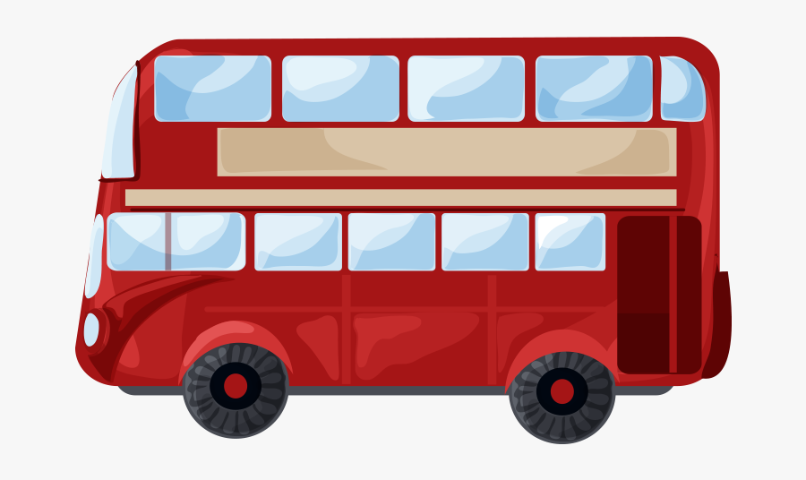 London Double Decker Bus Icon - Double Decker Bus Cliparts, Transparent Clipart