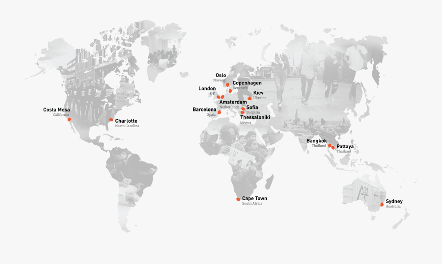 London Clipart Map Photo - Sun Pharma Global Presence, Transparent Clipart