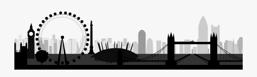 Seattle Skyline Silhouette Png - London Skyline Silhouette Transparent, Transparent Clipart