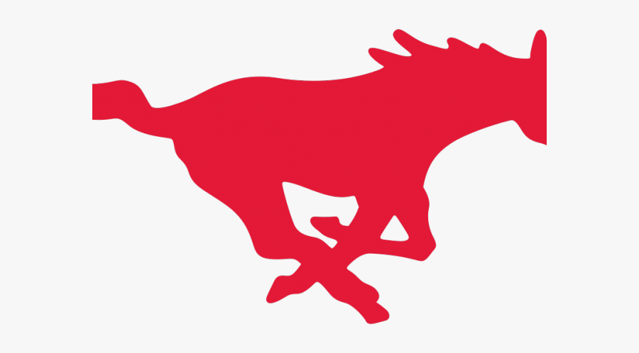 Smu Mustangs Logo, Transparent Clipart