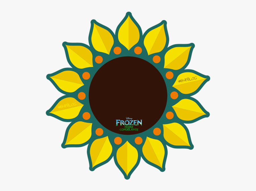 Frame Frozen Fever Png - Girasol Frozen Fever Png, Transparent Clipart