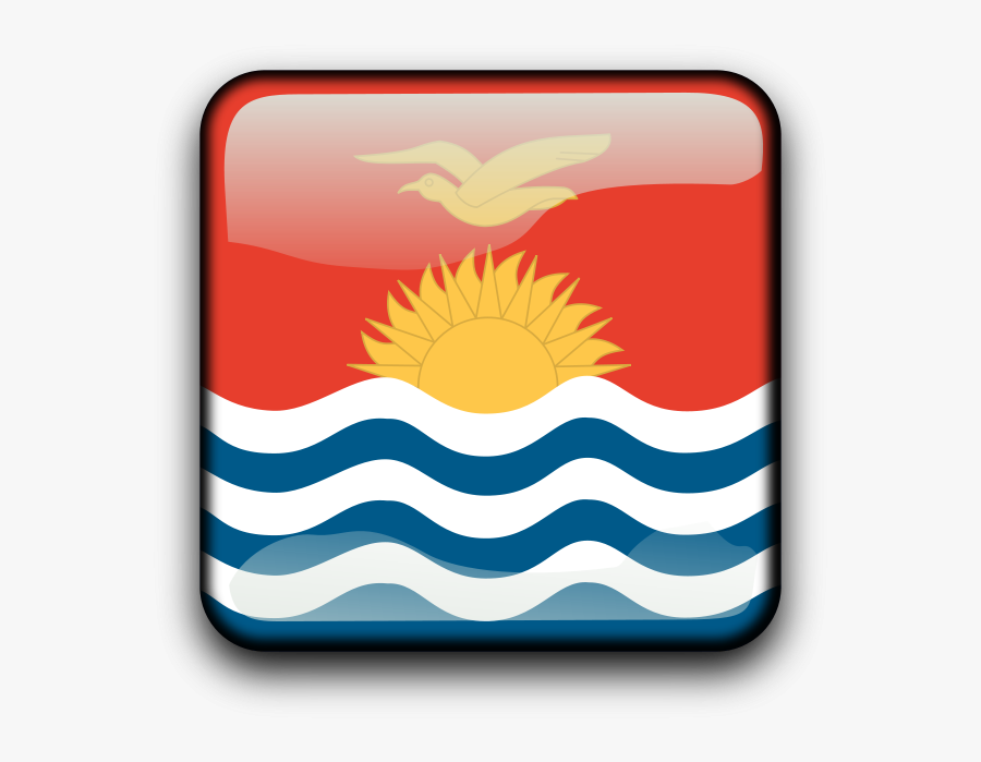 Kiribati Flag, Transparent Clipart